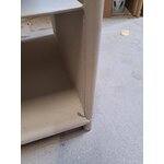 Beige shoe rack (nash) with cosmetic flaws