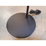 Black floor lamp (cassandra) with a beauty flaw