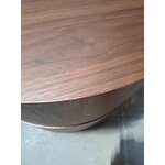Round wooden coffee table (dan) broken