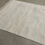 Ivory viscose carpet (jane) 200x300 with a beauty flaw
