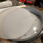 Griestu lampa benoa benoa (näve) saplīsusi