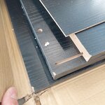 Black Angus (actona) TV stand with cosmetic flaws.
