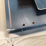 Black TV stand Angus (actona) with cosmetic flaws