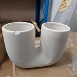 Set of 2 vases filicio (boltze) incomplete.