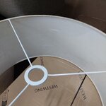 Beige design floor lamp (niels) small cosmetic flaws
