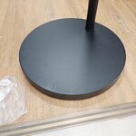 Black floor lamp (bowie) with cosmetic flaws