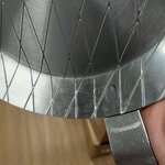 Cepamās pannas kalve (zwilling virtuves piederumi) ar kosmētiskiem defektiem.