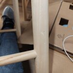 Massiivipuinen Abano-tuoli (House Nordic), jossa kosmeettisia virheitä.