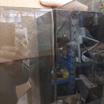 Hall Klaasist Söögilaud (Anouk) 90x180