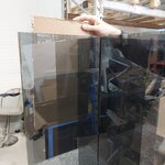 Hall Klaasist Söögilaud (Anouk) 90x180