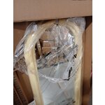 Kollase Raamiga Ovaalne Seinapeegel (Mael) 50x140