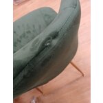 Roheline Samet Polsterdatud Tool (Luisa)