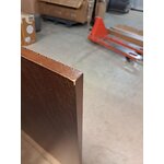 Tumši brūna gulta (sato) 180x200 ar kosmētiskiem defektiem