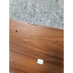 Tumši brūna gulta (sato) 180x200 ar kosmētiskiem defektiem