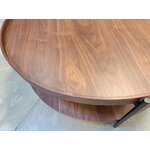 Rudas apvalus kavos staliukas (Renee)