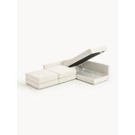 Light beige corner sofa bed (Latina)
