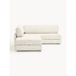 Light beige corner sofa bed (Latina)
