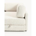 Light beige corner sofa bed (Latina)