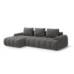 Grey corner sofa bed Linz (Cosmopolitan Design)