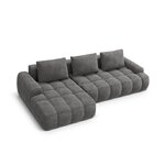 Grey corner sofa bed Linz (Cosmopolitan Design)