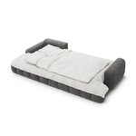 Grey corner sofa bed Linz (Cosmopolitan Design)