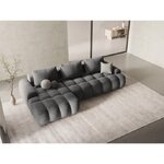 Grey corner sofa bed Linz (Cosmopolitan Design)