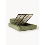 Roheline Polsterdatud Voodi (Melva)140x200