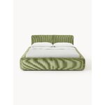 Roheline Polsterdatud Voodi (Melva)140x200