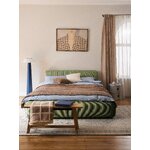 Roheline Polsterdatud Voodi (Melva)140x200