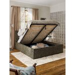 Olive Green Upholstered Bed (Dream)200x200