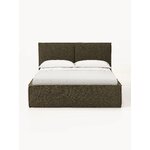 Olive Green Upholstered Bed (Dream)200x200