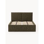 Olive Green Upholstered Bed (Dream)200x200