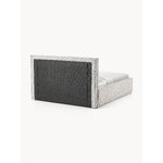 Light Grey Upholstered Bed (Dream) 160x200