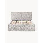 Light Grey Upholstered Bed (Dream) 160x200