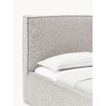 Light Grey Upholstered Bed (Dream) 160x200