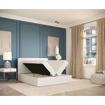 Light beige Continental bed Skyfall (Maison De Rêve) 160x200