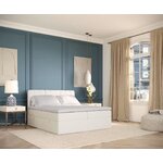 Light beige Continental bed Skyfall (Maison De Rêve) 160x200