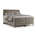 Gray Continental bed Noble (Maison De Rêve) 140x200