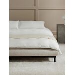 Light beige upholstered bed (meya) 140x200