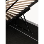 Hall Polsterdatud Voodi (Alba)120x200