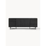 Black Solid Wood Cabinet (Luca)