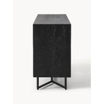 Black Solid Wood Cabinet (Luca)
