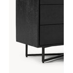 Black Solid Wood Cabinet (Luca)