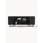 Black Solid Wood Cabinet (Luca)
