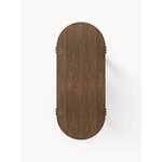 Dark brown dining table (Nolan) 240x104