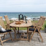Solid Wood Extendable Dining Table Salamanca (House Nordic) 180-240x90