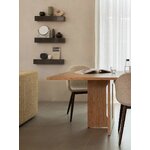 Gaiši finierēts ēdamgalds Androgyne (Audo Copenhagen) 109x278