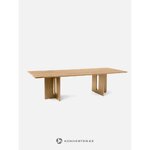 Light Veneered Dining Table Androgyne (Audo Copenhagen) 109x278