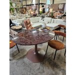 Round Marble Imitation Dining Table (Miley) 120x90