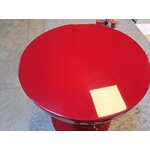 Dark red Design Coffee Table Zig Zag (Pols Potten)